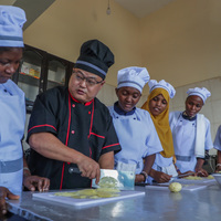 TANZANIA-DAR ES SALAAM-YOUTH-CHINESE CULINARY ART