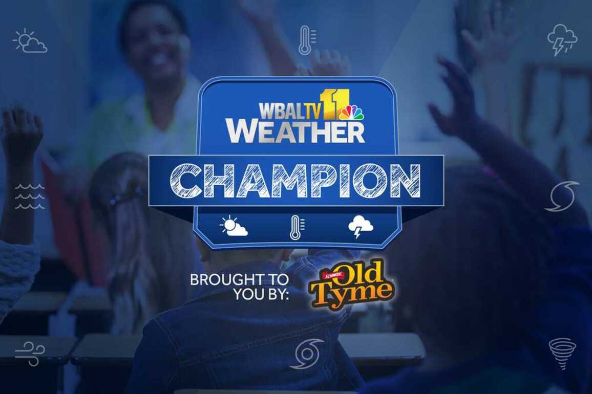 WBAL-TV Weather Champion- Teaching students weather safety
