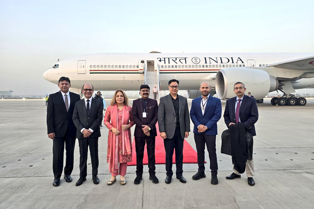 Union Minister Rijiju departs for Vatican City to attend State Funeral of Pope Francis