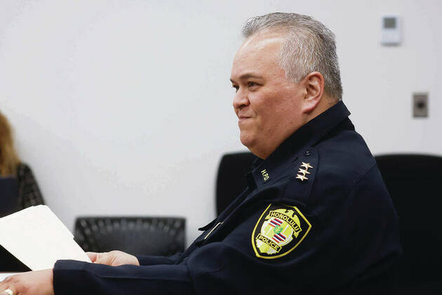 Rade Vanic chosen as interim Honolulu police chief