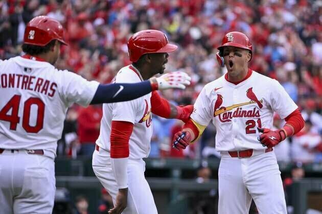 Lars Nootbaar helps Cardinals win home opener vs. Twins