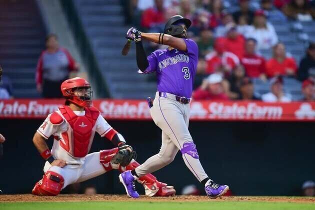 Rockies build 8-run lead, secure series win over Angels