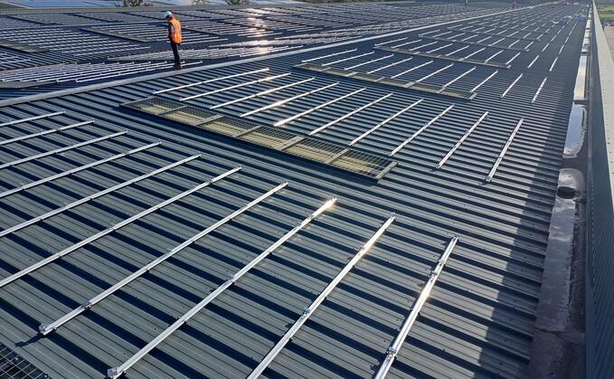 A commercial solar rooftop installation / Credit: Centrica Business Solutions