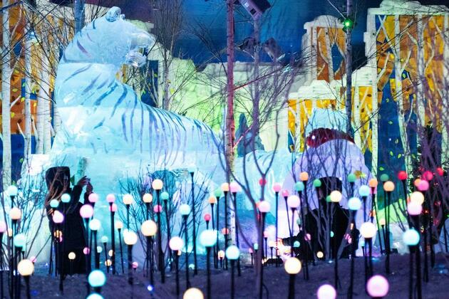 Four-season frosty thrills keep China's ice city chilling with economic heat