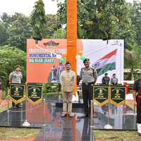 Assam Rifles unfurl 72-feet high Tricolour in Srikona