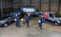 Stuart Pearce, Dean Windass and Geoff Horsfield face off in cement mixer challenge