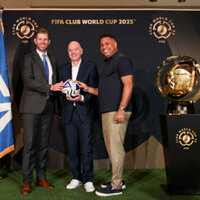 Club World Cup trophy on public display as FIFA opens new office in New York
