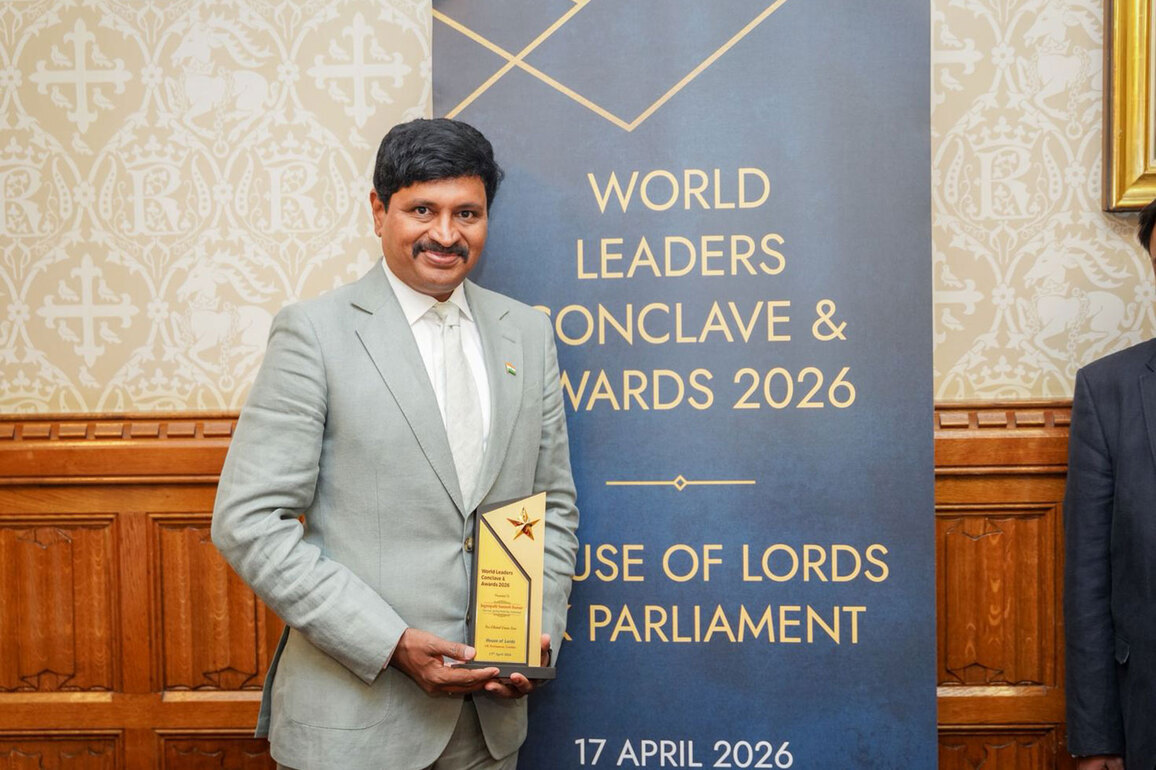 Former MP Santosh Kumar honoured as "Global Green Icon" at London Climate Conclave
