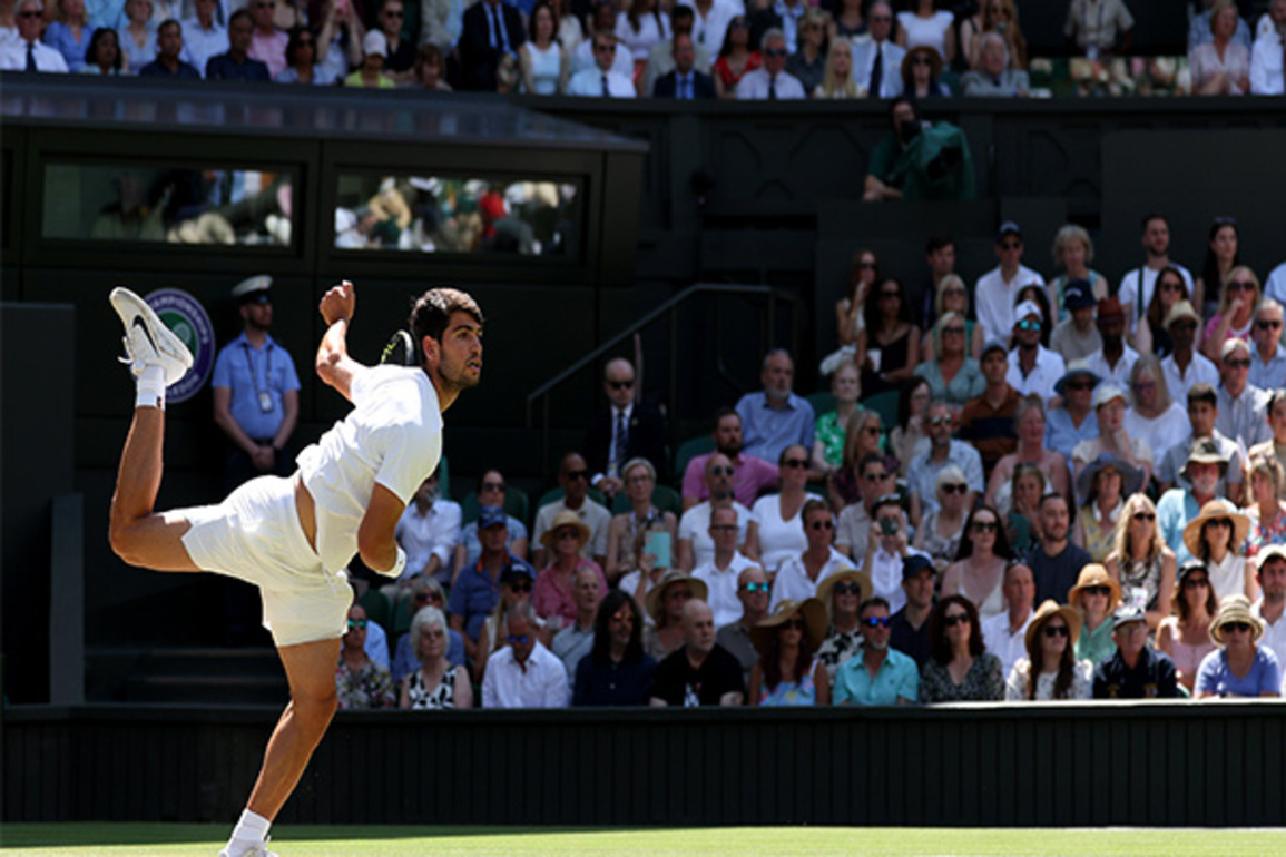 Wimbledon: Alcaraz overcomes Fritz to secure third successive final
