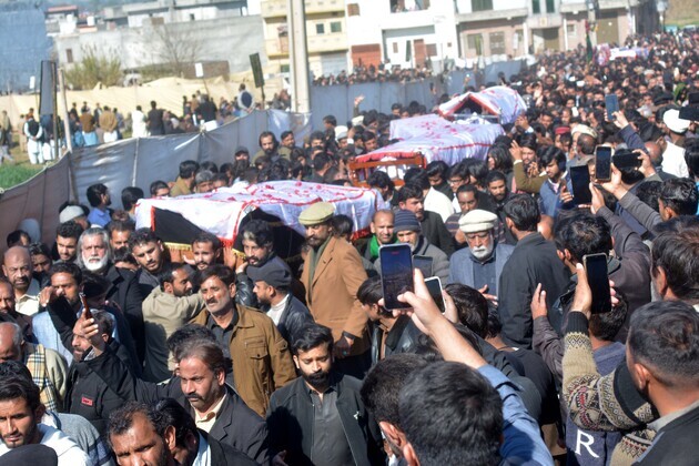 PAKISTAN-ISLAMABAD-MOSQUE EXPLOSION-FUNERAL