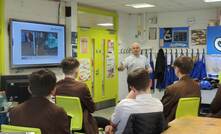  Students at Thornleigh College, Bolton, UK, getting an introduction to the world of sheet piling