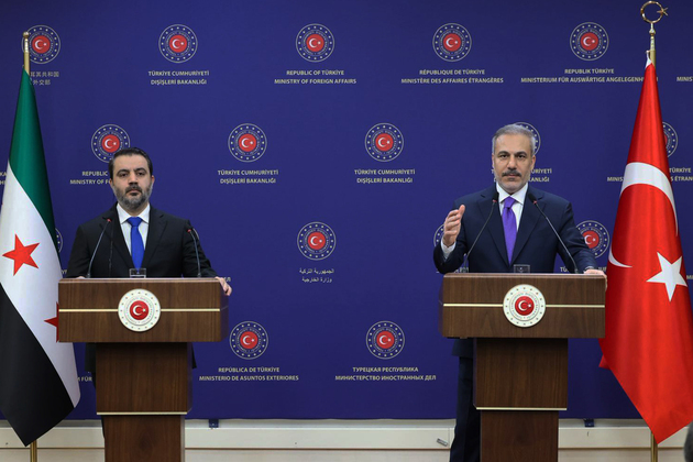 TRKIYE-ANKARA-TURKISH AND SYRIAN FM-PRESS CONFERENCE