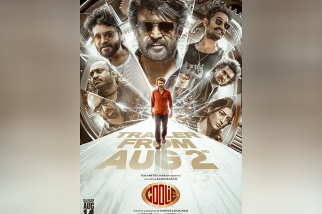 Rajinikanth's 'Coolie' trailer out on this date; makers drop intense poster