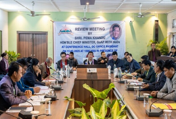 Arunachal Pradesh CM emphasizes role of govt officials in state's development at Pasighat review meeting