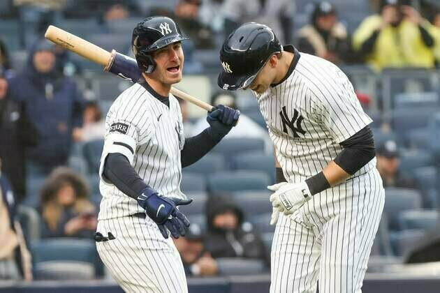 Yankees hoping warmer weather equals hotter bats as they host Giants