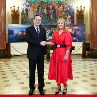 URUGUAY-MONTEVIDEO-CHINA-DING XUEXIANG-VISIT