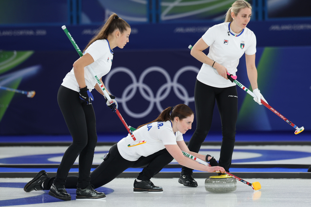 (MICO2026)ITALY-CORTINA D'AMPEZZO-OLYMPIC WINTER GAMES-CURLING-WOMEN-ROUND ROBIN-CAN VS ITA