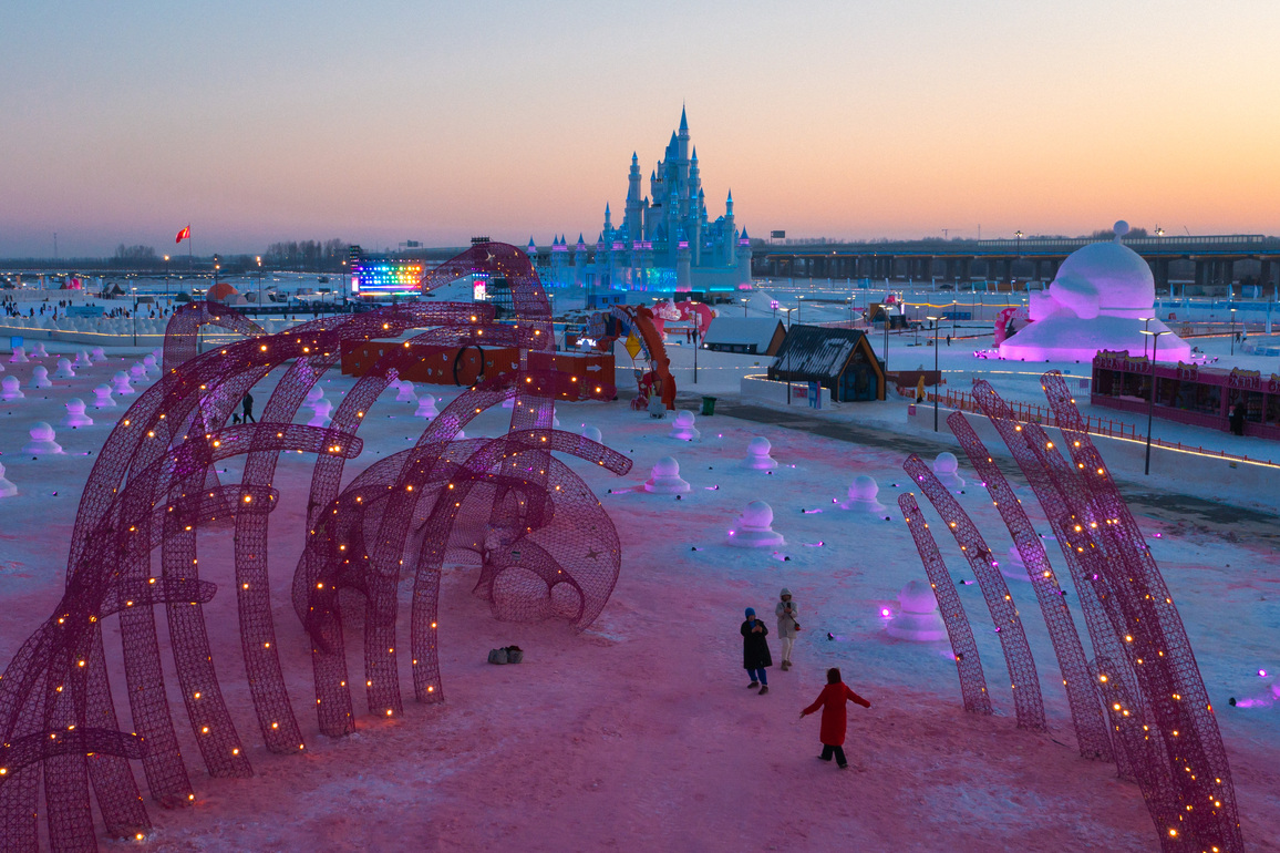 CHINA-CHANGCHUN-ICE-SNOW-LANDSCAPE (CN)