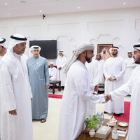 Hamdan bin Zayed receives well-wishers for holy month of Ramadan