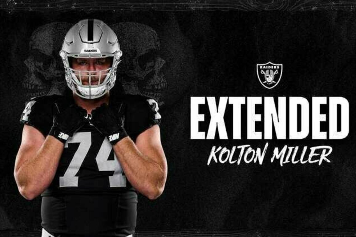 Raiders sign T Kolton Miller to contract extension