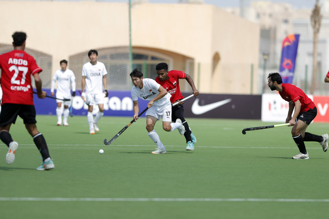 (SP)EGYPT-ISMAILIA-HOCKEY-FIH WORLD CUP 2026 QUALIFIERS-MEN-CHINA VS EGYPT