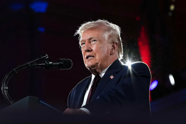 "They call me KING now": Trump touts "phenomenal" record; mocks Macron in viral address