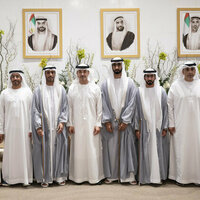 Hazza bin Zayed attends Al Hameli, Al Remeithi wedding reception in Abu Dhabi