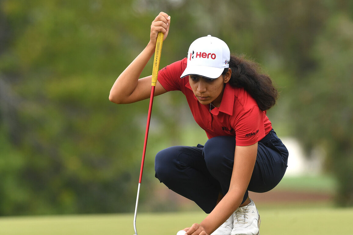 Diksha lies tied-eighth after first round in Australian WPGA