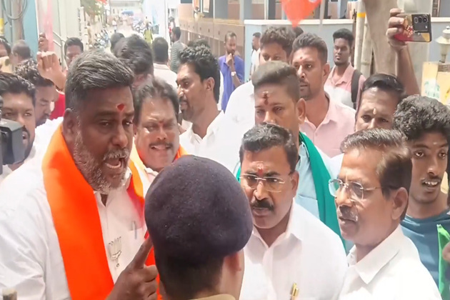 Congress, BJP Workers clash in Puducherry Over AI Summit Protest