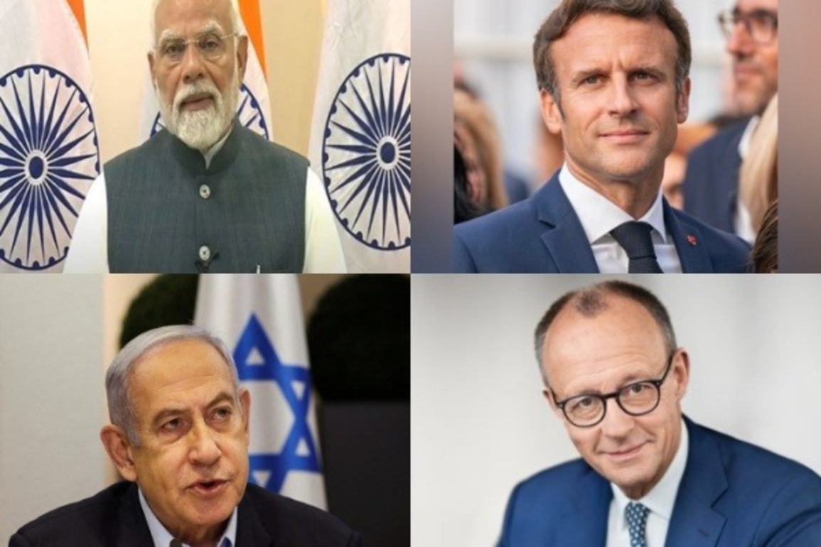 Amid tensions with Iran, Israeli PM speaks to PM Modi, German Chancellor Merz, French President Macron