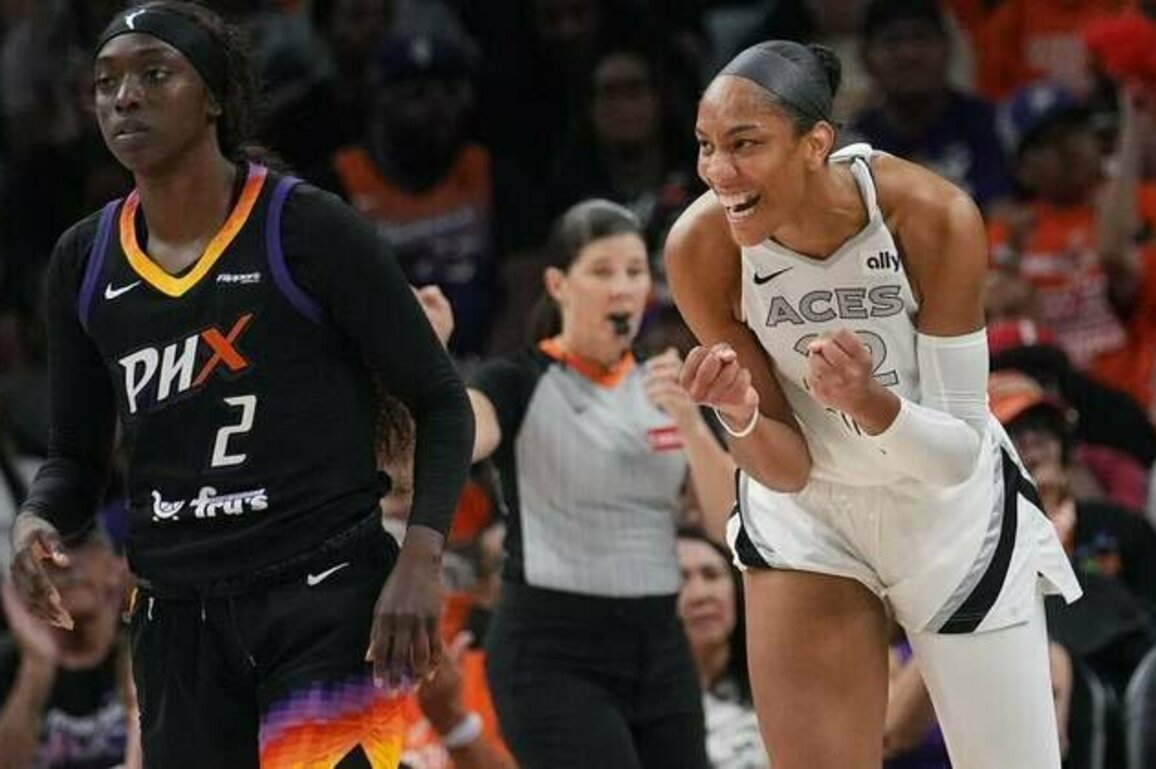 Aces on brink of historic Finals sweep, but Mercury standing firm