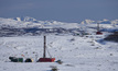 Drill rigs at Northern Dynasty's Pebble project in Alaska. Source: Northern Dynasty Minerals