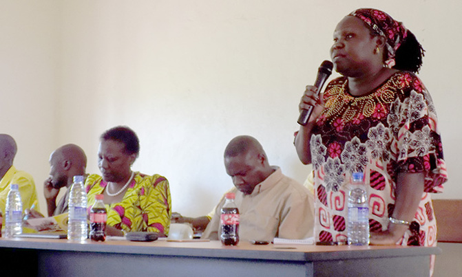 Bulambuli Woman MP thrown out of LC1 meeting Bulambuli Woman MP thrown out of LC1 meeting
