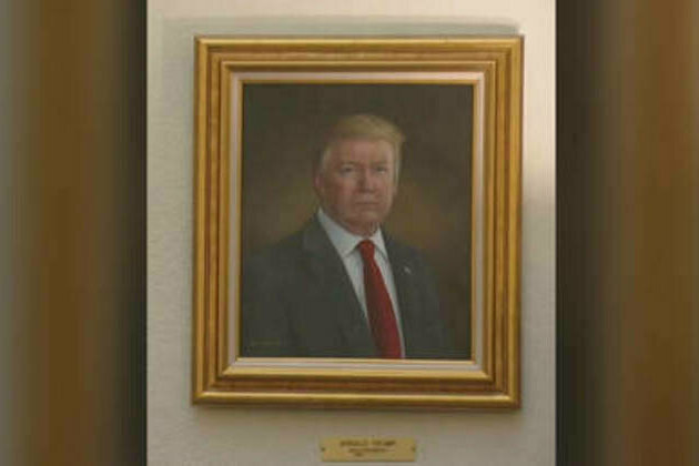 Trump demands his portrait be taken down