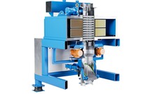 The magnetic separator captures ferrous particles in tough-to-process fine materials.