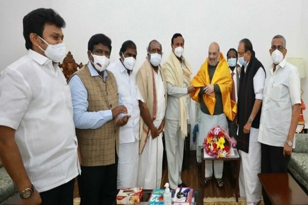 Tamil Nadu political delegation meets Home Minister Amit shah over NEET