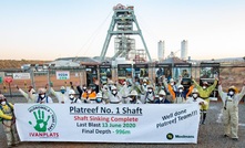  Ivanhoe Mines has completed sinking the Platreef Shaft 1, in South Africa