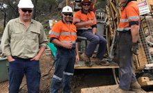  The Lode team during the maiden drilling program