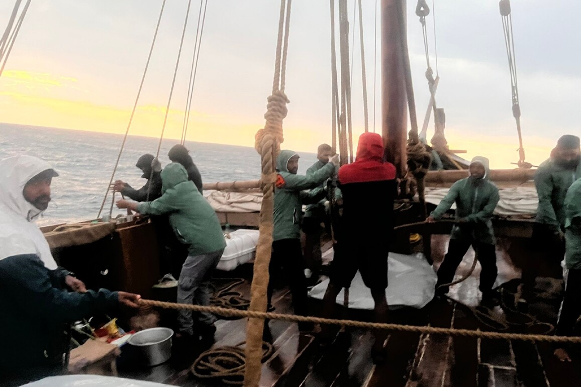 "Several bouts of heavy rain, everything is damp": Sanjeev Sanyal shares day 13 update as INSV Kaundinya completes two-thirds of its journey