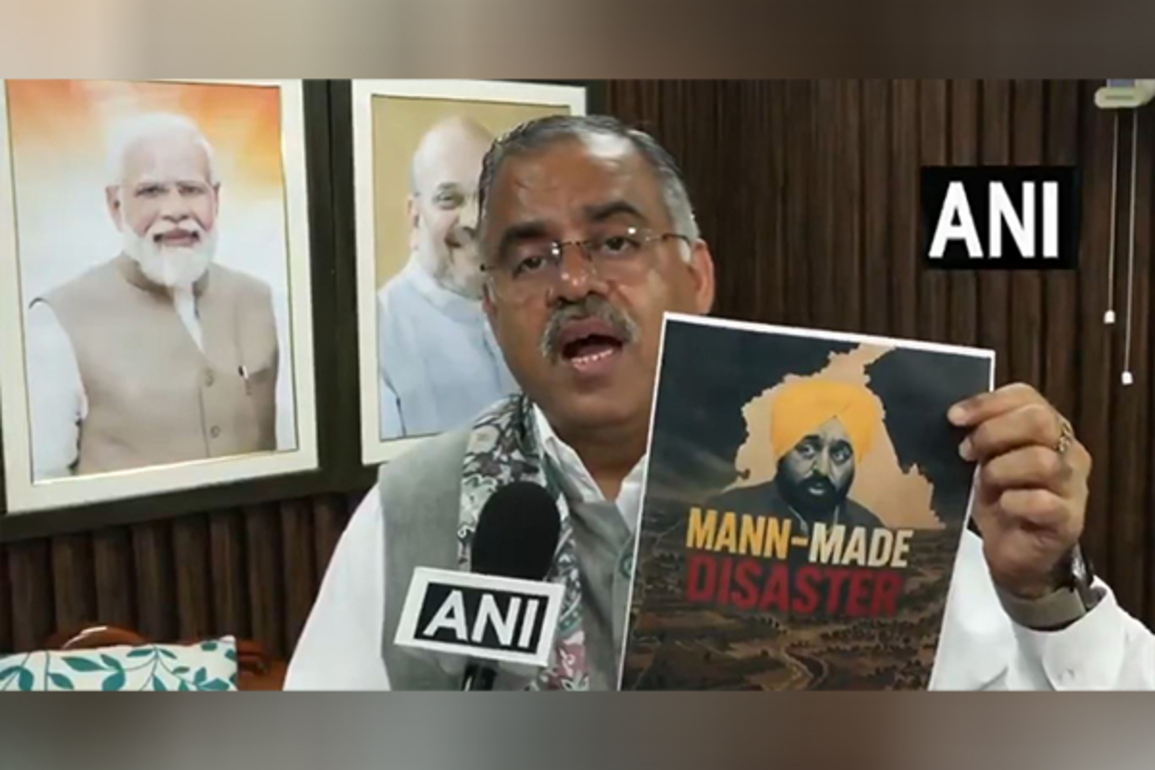 "This is a 'Mann-made' disaster": BJP's Tarun Chugh slams Punjab government over floods