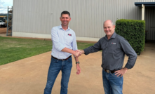 SMH Equipment managing director Steve Heyne (left) with Normet APAC director Chris Riethmuller.