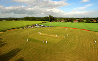Covers donates materials to Bosham Cricket Club  