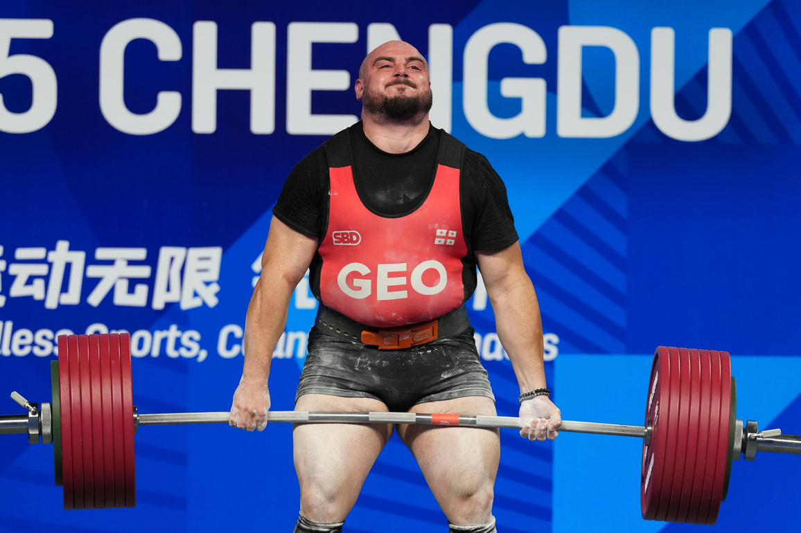 (SP)CHINA-CHENGDU-THE WORLD GAMES 2025-POWERLIFTING-MEN'S SUPER HEAVYWEIGHT FINAL (CN)