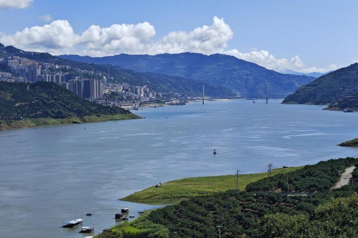 A peel of green fortune on the banks of Yangtze River