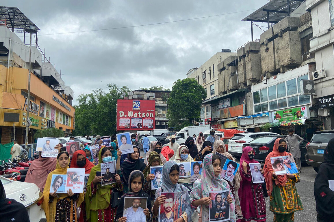 Baloch families enter 7th day of Islamabad sit-in, demand release of BYC leaders