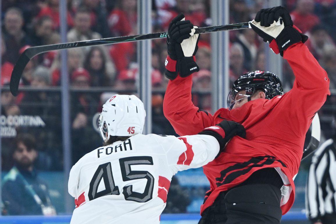 (MICO2026)ITALY-MILAN-OLYMPIC WINTER GAMES-ICE HOCKEY-MEN-CAN VS SUI