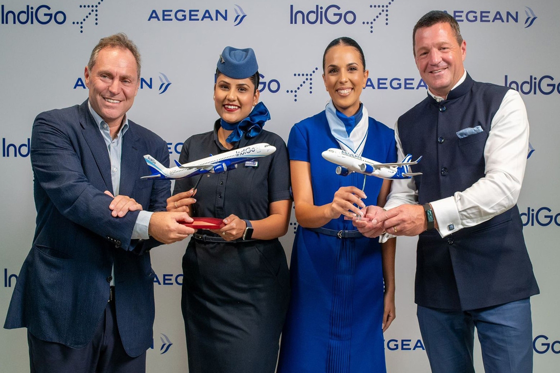 IndiGo and AEGEAN sign memorandum of understanding for codeshare partnership