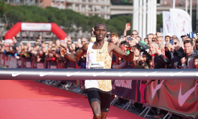 Cheptegei turns focus on world half marathon Cheptegei turns focus on world half marathon