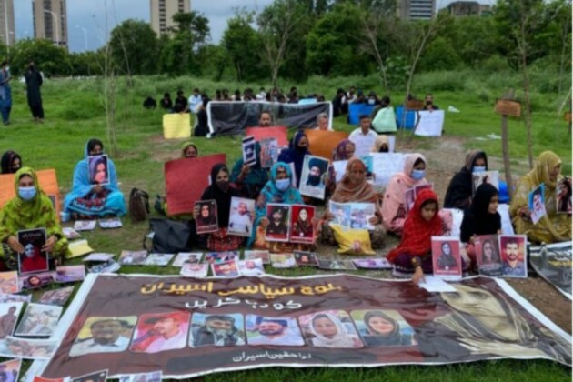 Pakistan accused of silencing Baloch Voices as families protest enforced disappearances in Islamabad