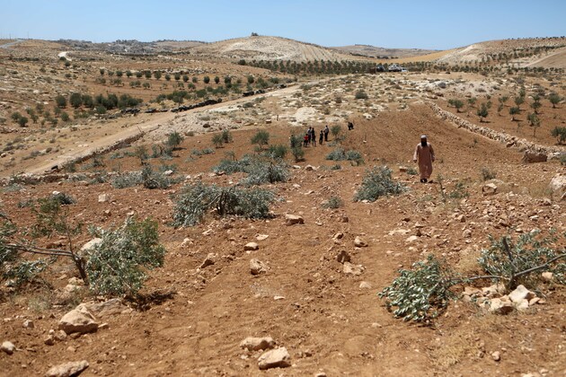 MIDEAST-HEBRON-OLIVE TREES-ISRAELI SETTLERS-VANDALISM